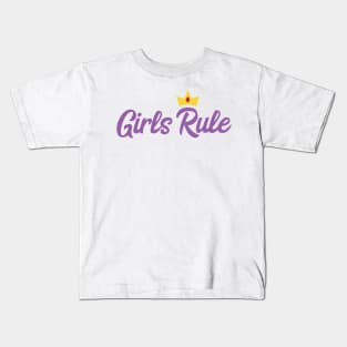 Girls Rule Shirt Kids T-Shirt